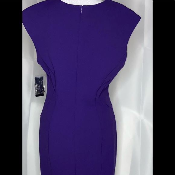 Ronni Nicole Women’s Purple Jeweled-Neck Sheath Dress –Size 10 NWT - Picture 4 of 12
